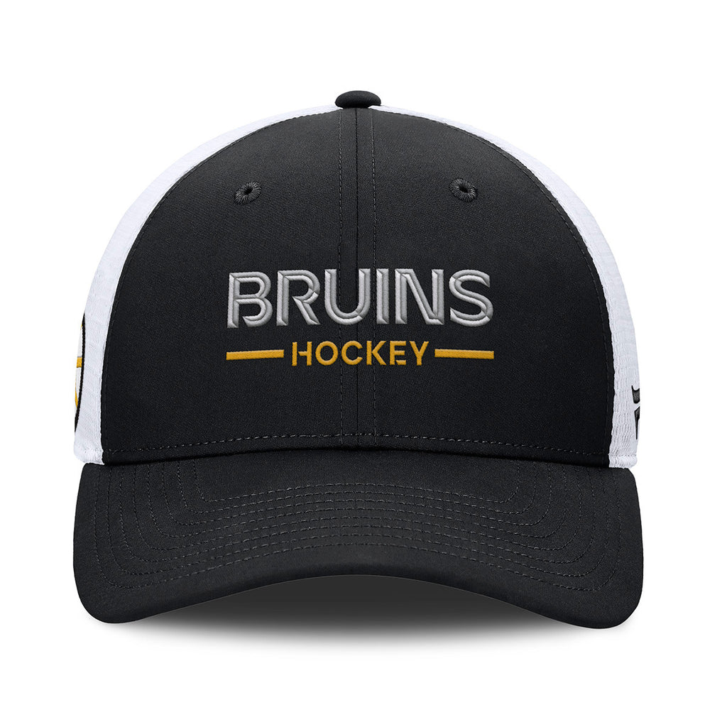 Fanatics Boston Bruins Authentic Pro Rinkside Structured Meshback Hat