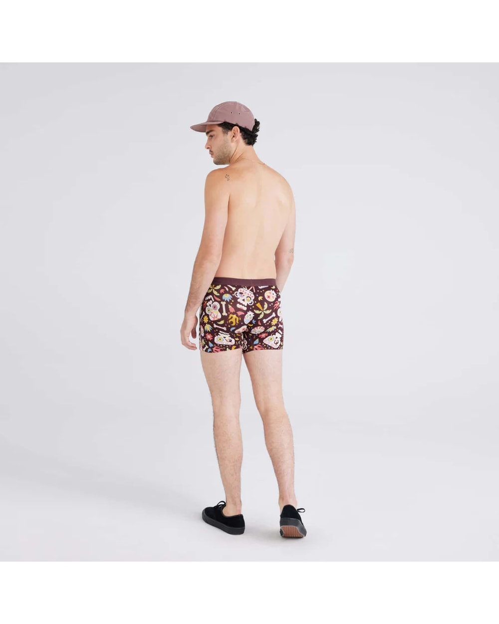 Vibe Boxer Brief - Dia De Los Muertos-Fudge