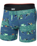 Saxx Vibe Xtra Soft Comfort Boxer Brief - Buzzcut Dark Denim
