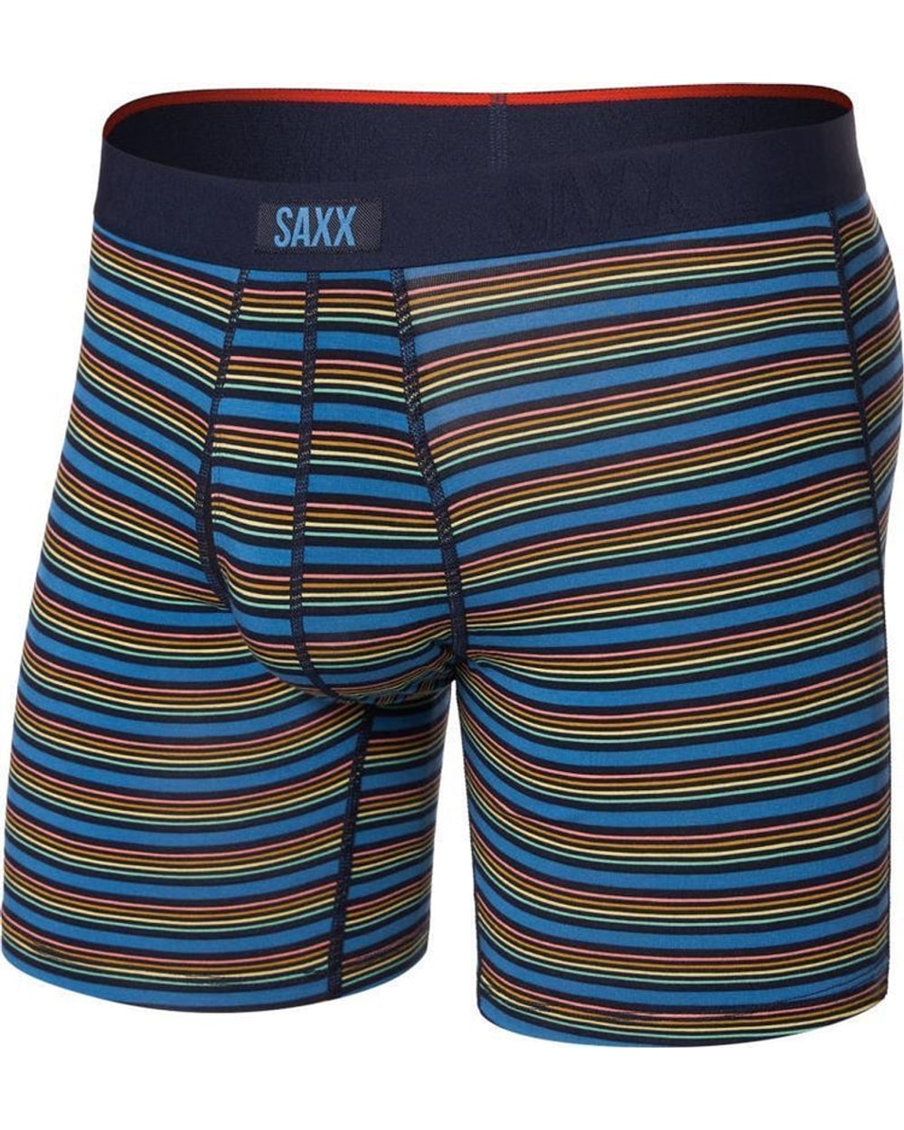 Saxx Vibe Xtra Soft Comfort Boxer Brief - Mini Rugby Lake - Blue