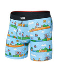 Saxx Vibe Xtra Soft Comfort Boxer Brief - Out Of Bounds-Blue