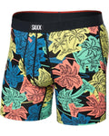Saxx Vibe Xtra Soft Comfort Boxer Brief - Palm Fun - Black