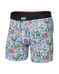 Saxx Vibe Xtra Soft Comfort Boxer Brief - Pickleball Paradise-Blue