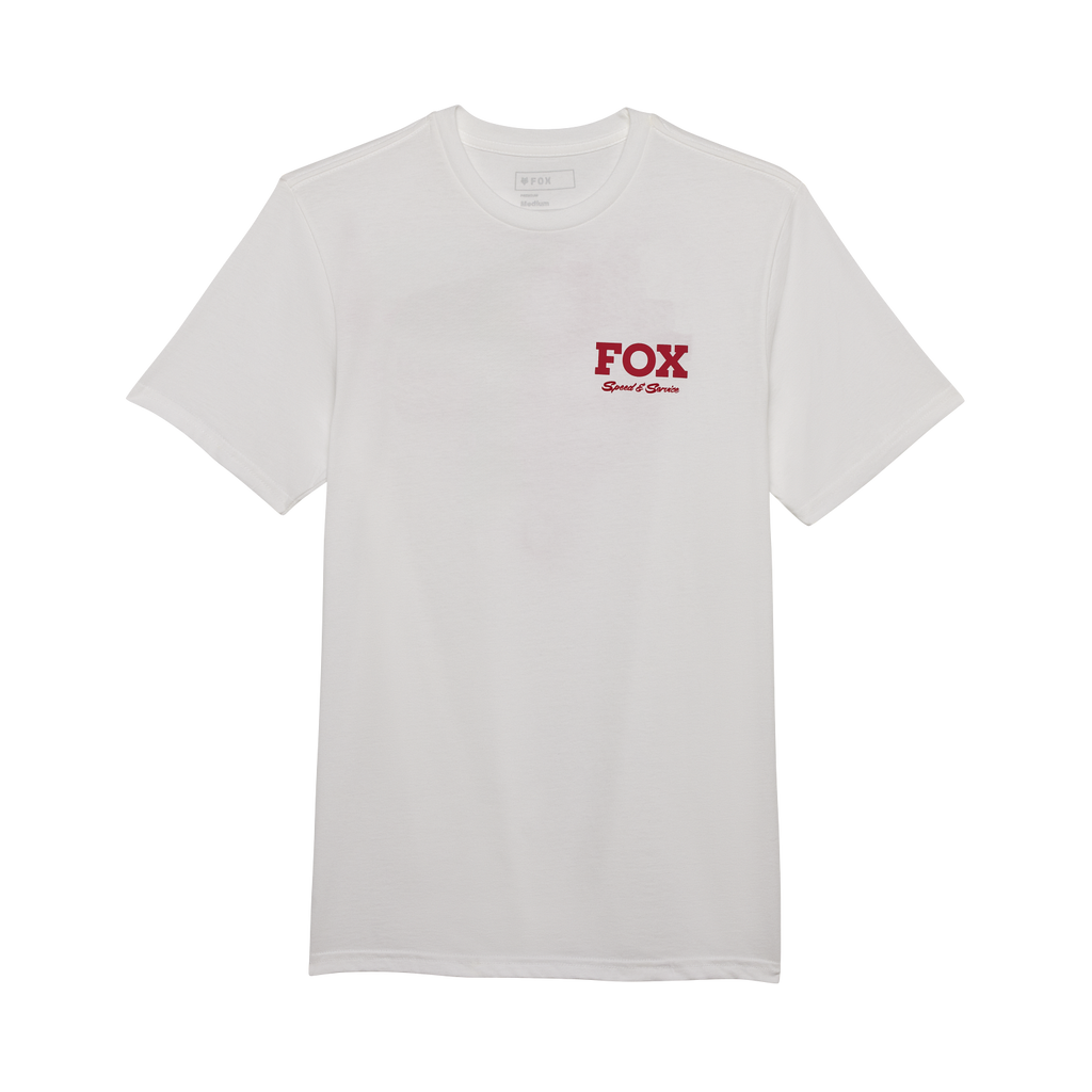 Fox Speed & Service Premium Tee - Optic White - Front