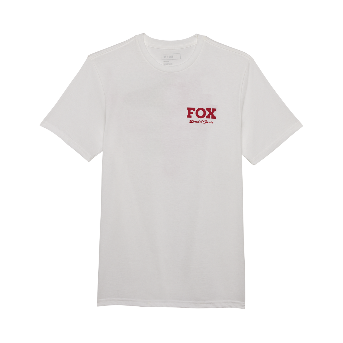 Fox Speed & Service Premium Tee - Optic White - Front