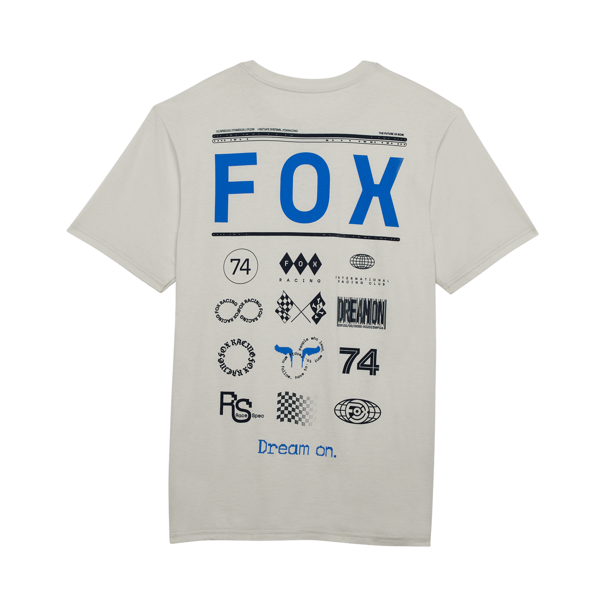 Fox Race Spec Premium Tee - Light Grey - Back