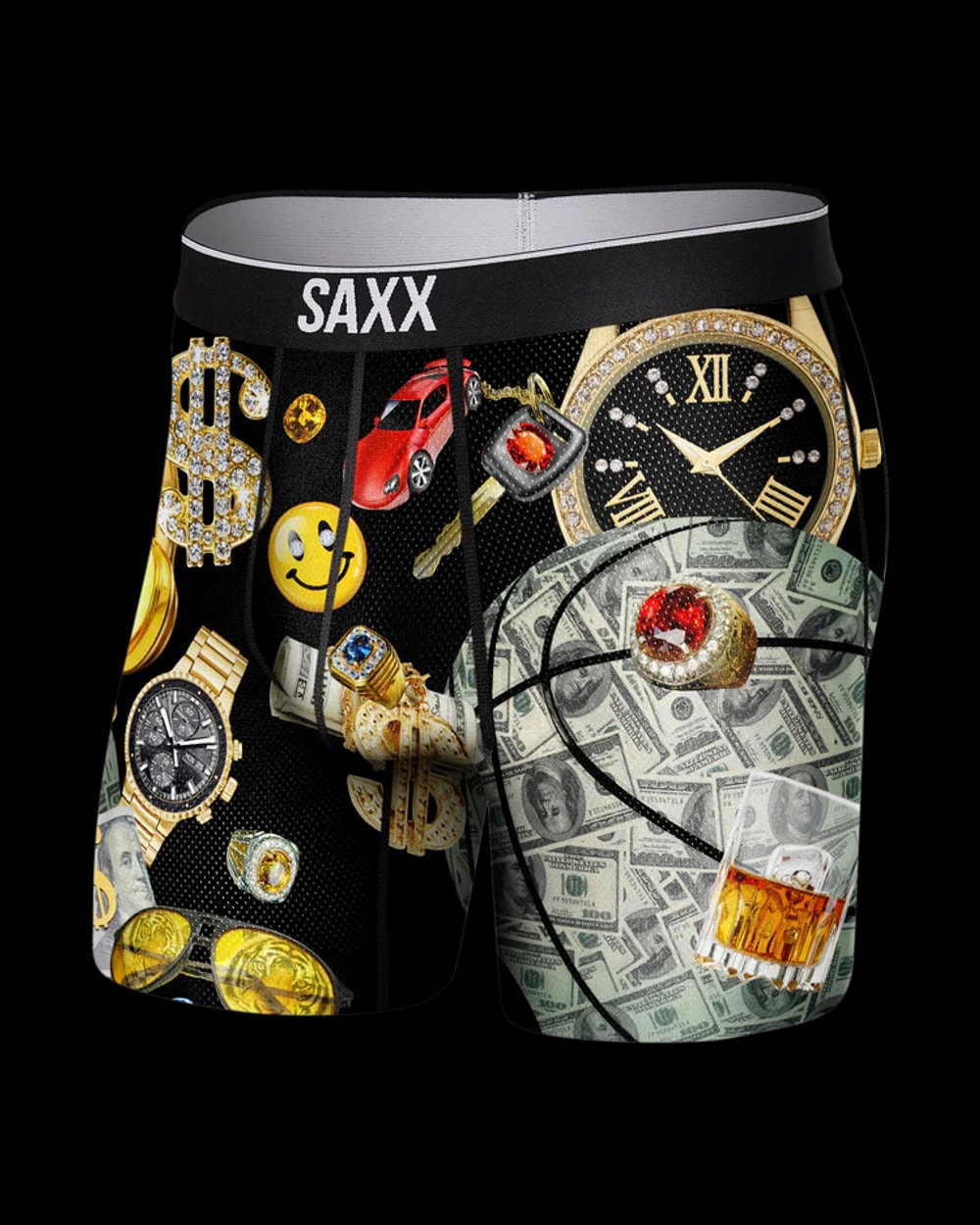 Volt Boxer Brief - Money Baller Black