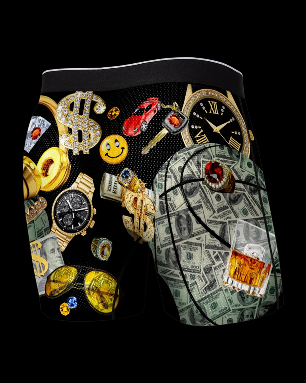 Volt Boxer Brief - Money Baller Black