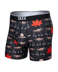 Saxx Volt Boxer Brief - National Pastime - Black
