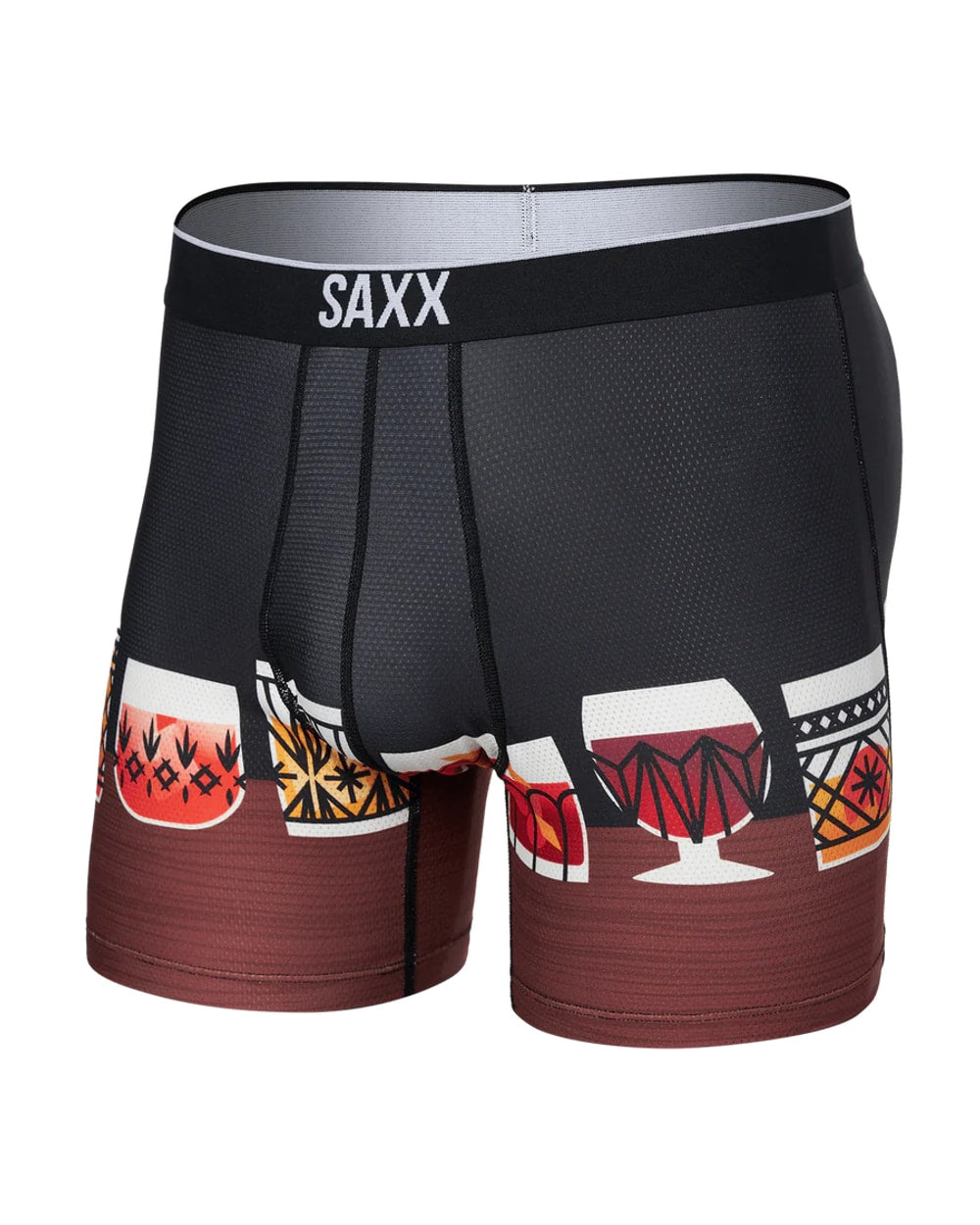 Saxx Volt Boxer Brief - Top Shelf-Black