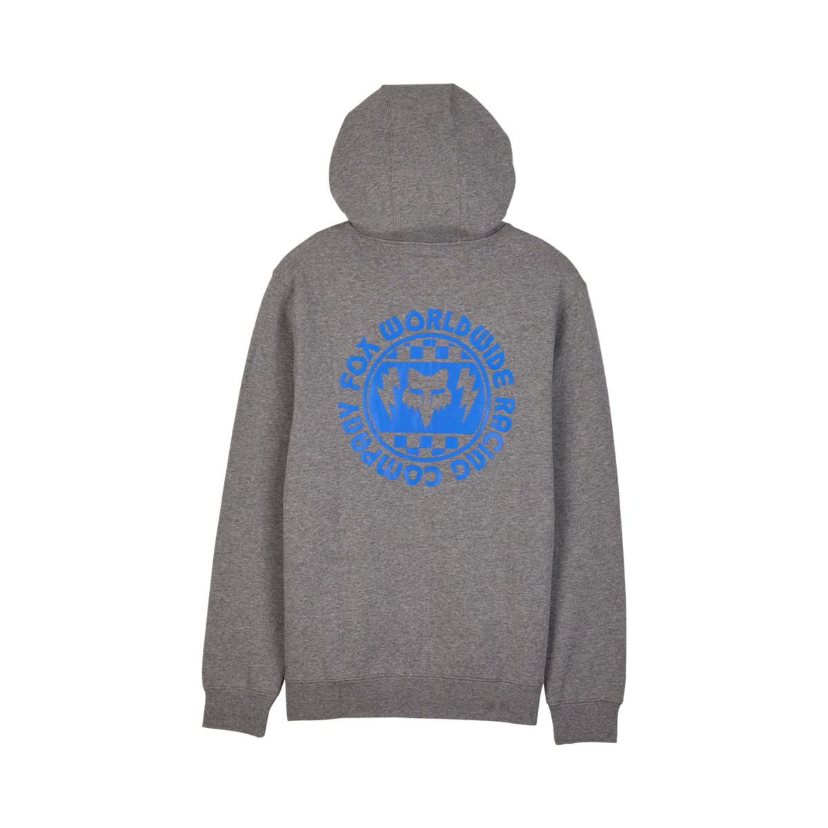 Fox Next Level Zip Hoodie Heather Graphite Grey back