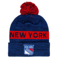 NHL Authentic Pro Rink Cuffed Knit Hat with Pom