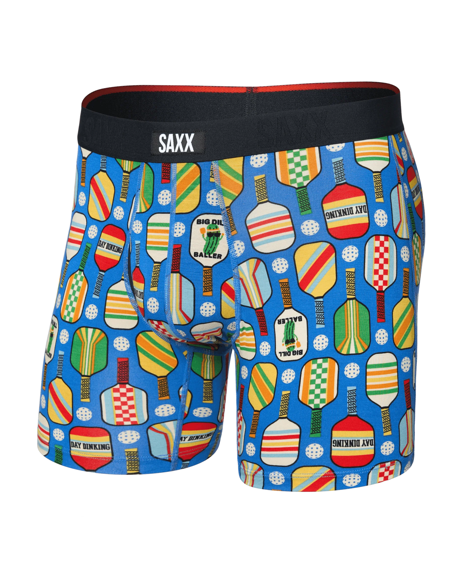 Saxx Vibe Xtra Soft Comfort Boxer Brief - Day Dinking-Bold Blue