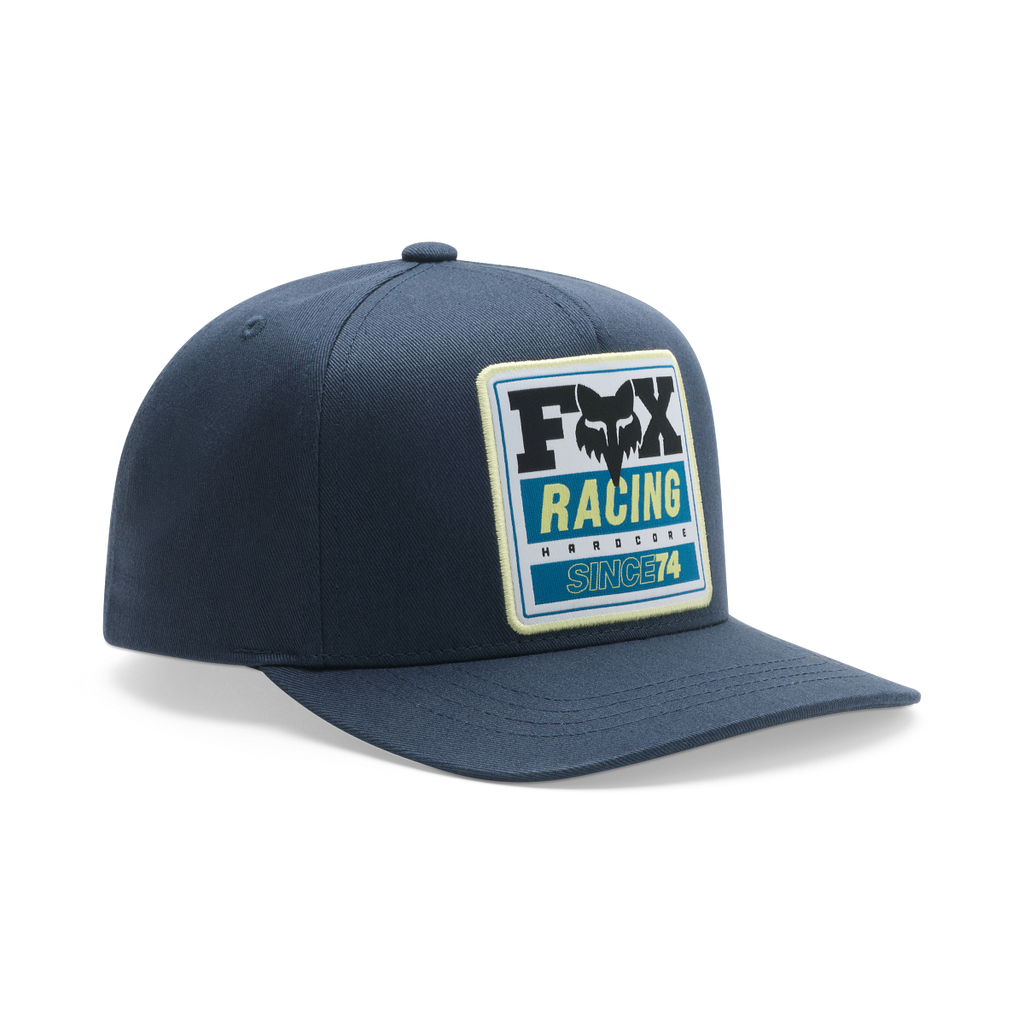 Fox Youth Since 74 Snapback Hat Midnight Blue front