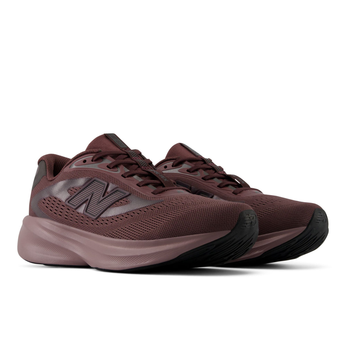 New Balance Women's Fresh Foam 680 V9 GORE-TEX Running Shoes - Fast Track/Cherry, front three-quarter view