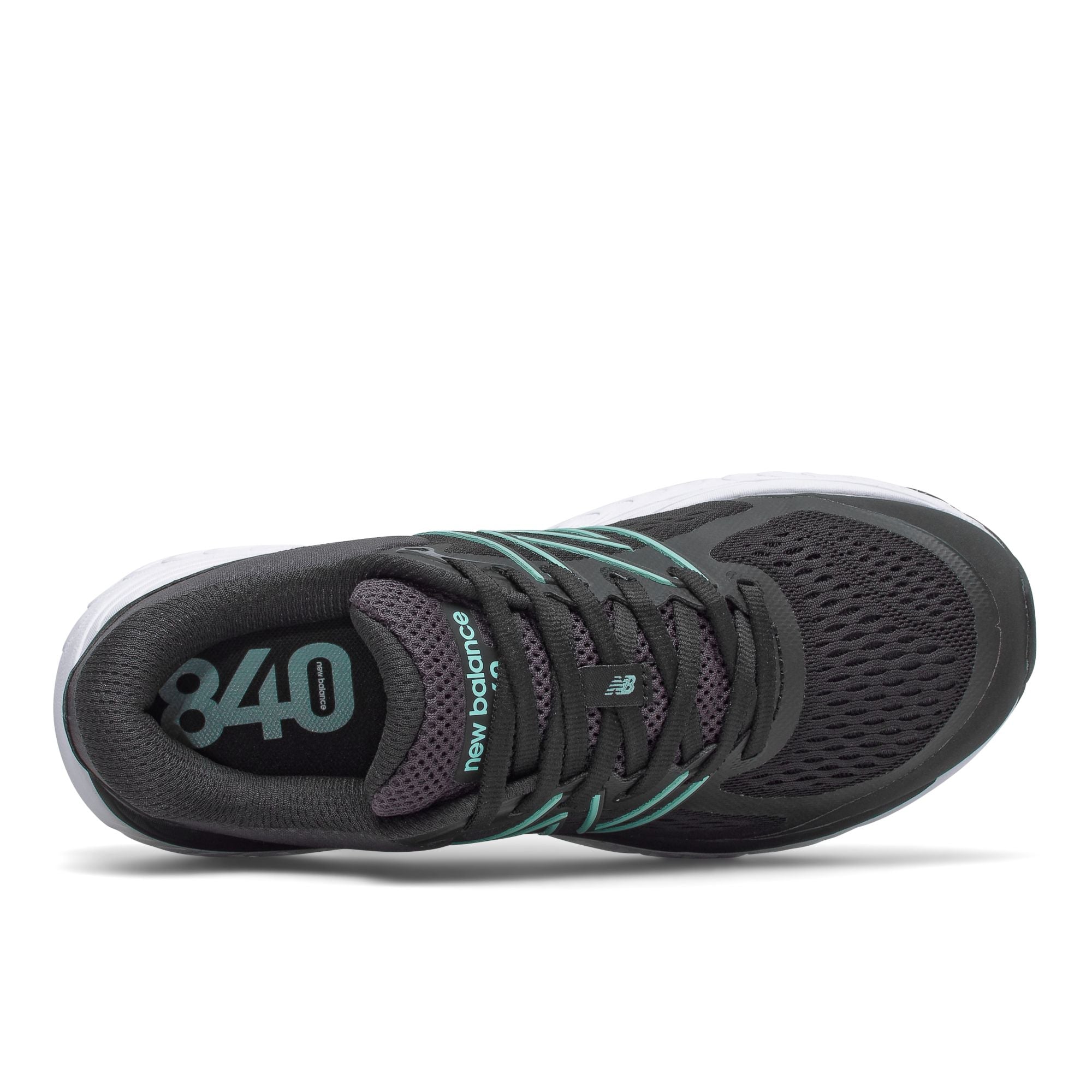 New Balance Women's 840 Black/Mint top