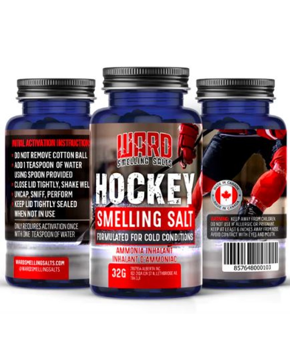 Sidelines Sports Ward Hockey Smelling Salts 3.4oz