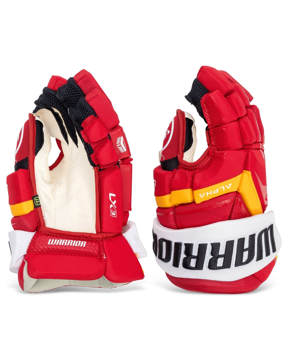 Warrior Alpha LX3 Pro Stock Senior Hockey Gloves - Calgary Flames