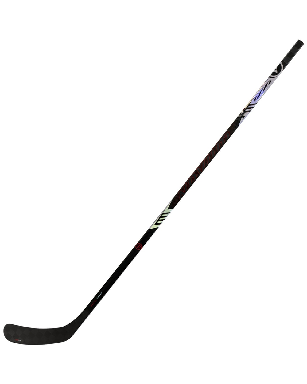 Warrior Intermediate Novium 3 Hockey Stick - Black, angled view