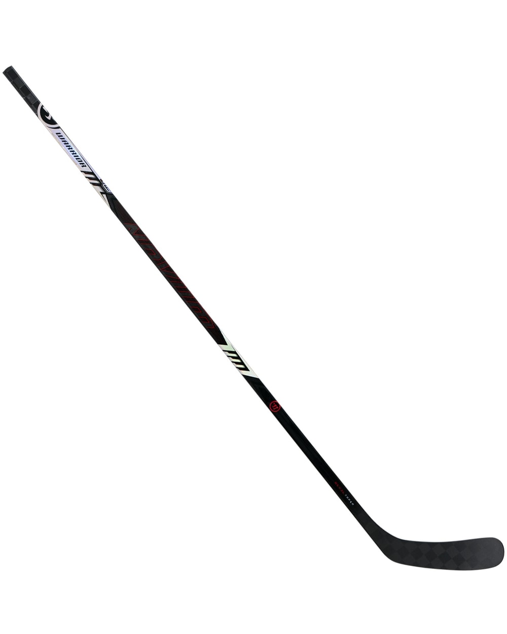 Warrior Intermediate Novium 3 Hockey Stick - Black, reverse angled view
