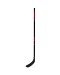 Warrior Junior Novium 3 Pro Hockey Stick - Black/Red, front view