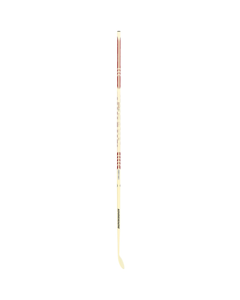 Warrior Junior Novium 3 SP Hockey Stick - White/Red, reverse side profile