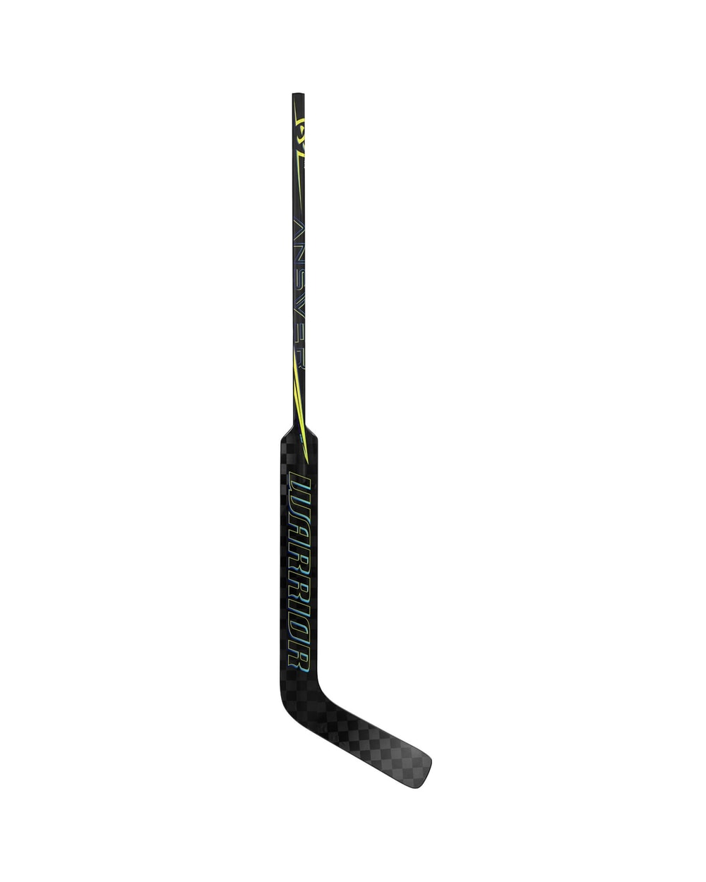 Warrior Senior Answer Goalie Stick - Black, back view