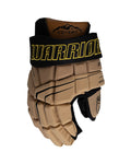 Warrior Senior Covert QR7 Team Hockey Gloves - Cabin Fever - TAN, front view
