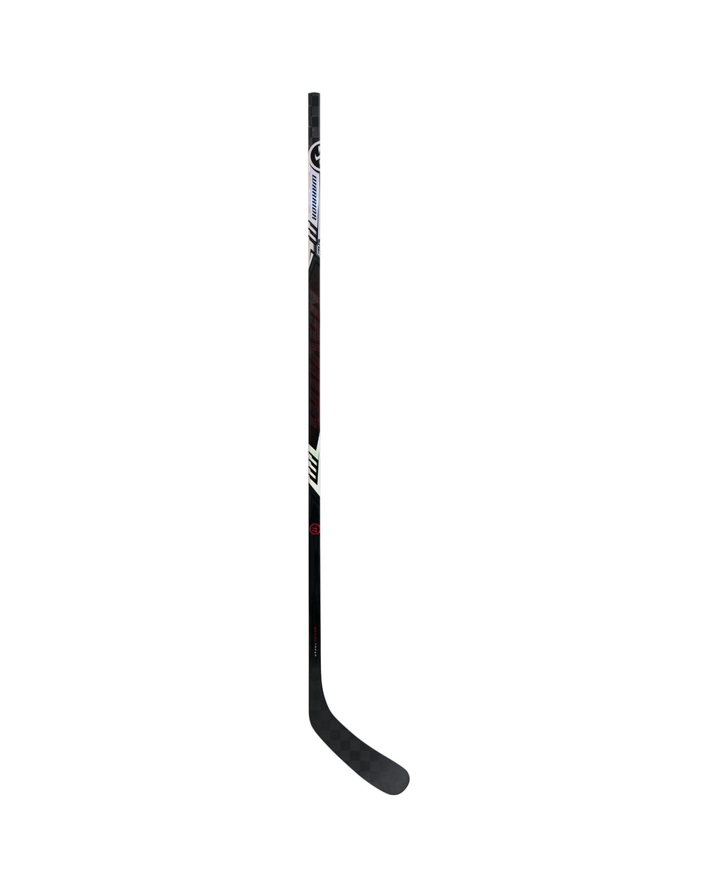 Warrior Senior Novium 3 Hockey Stick - Black, back view