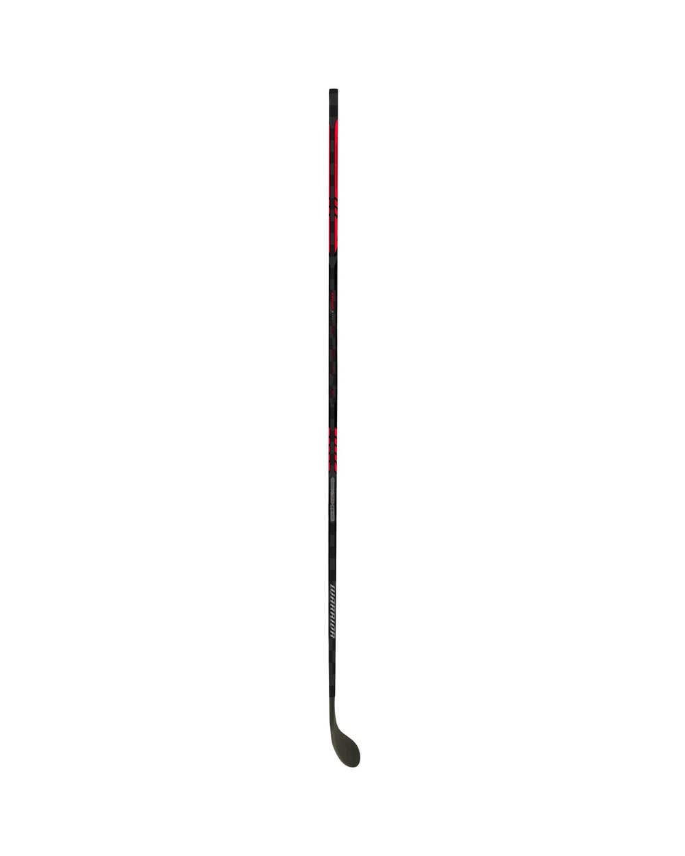 Warrior Youth Novium 3 Pro Hockey Stick - Black/Red, reverse side profile