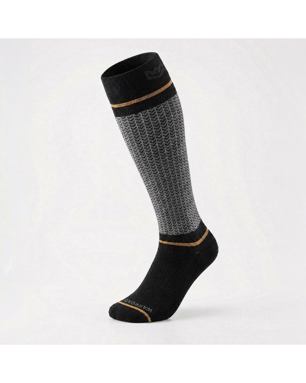 Warroad Flying Eagle Cut Resistant Sock - Black - front view