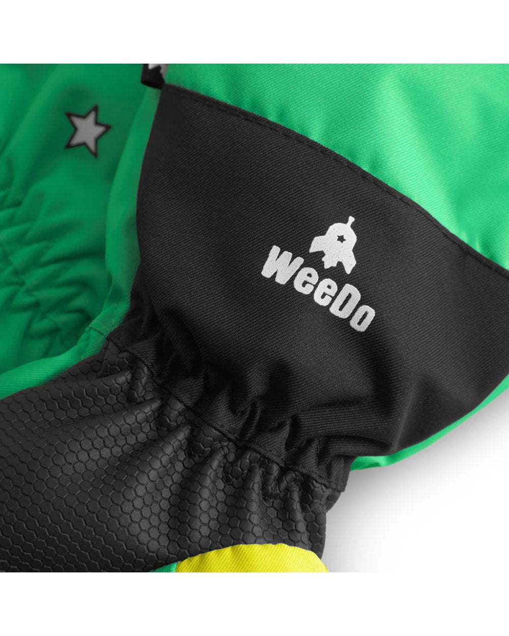 Weedo Youth Mondo Green Mittens