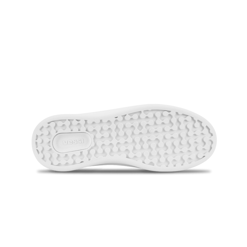 Vessi Women's Weekend Slip-On Sneaker - BLACK/WHITE, outsole