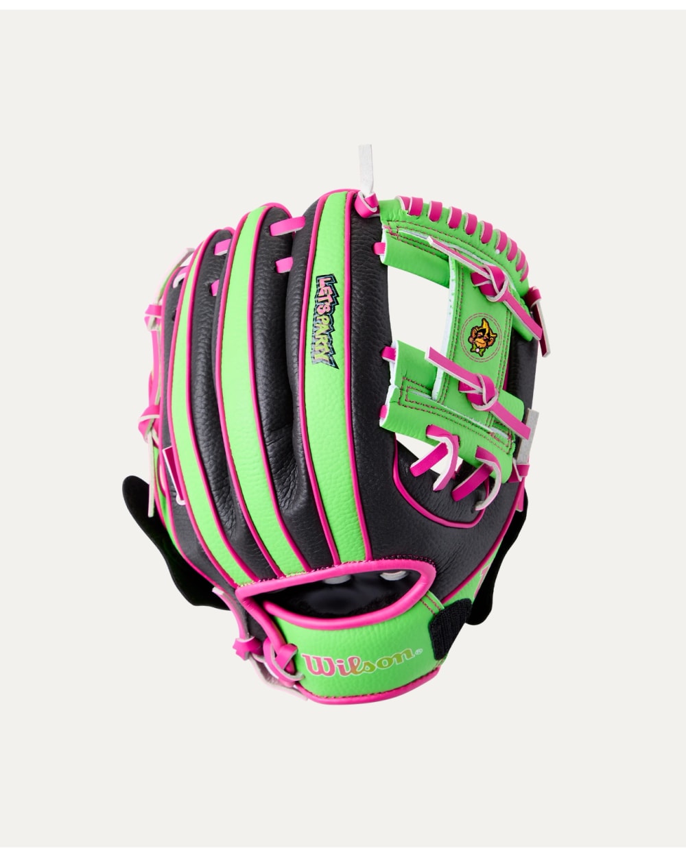 Wilson 2026 Party Animals A200 Glove, Ball & Bat Kit - 10”