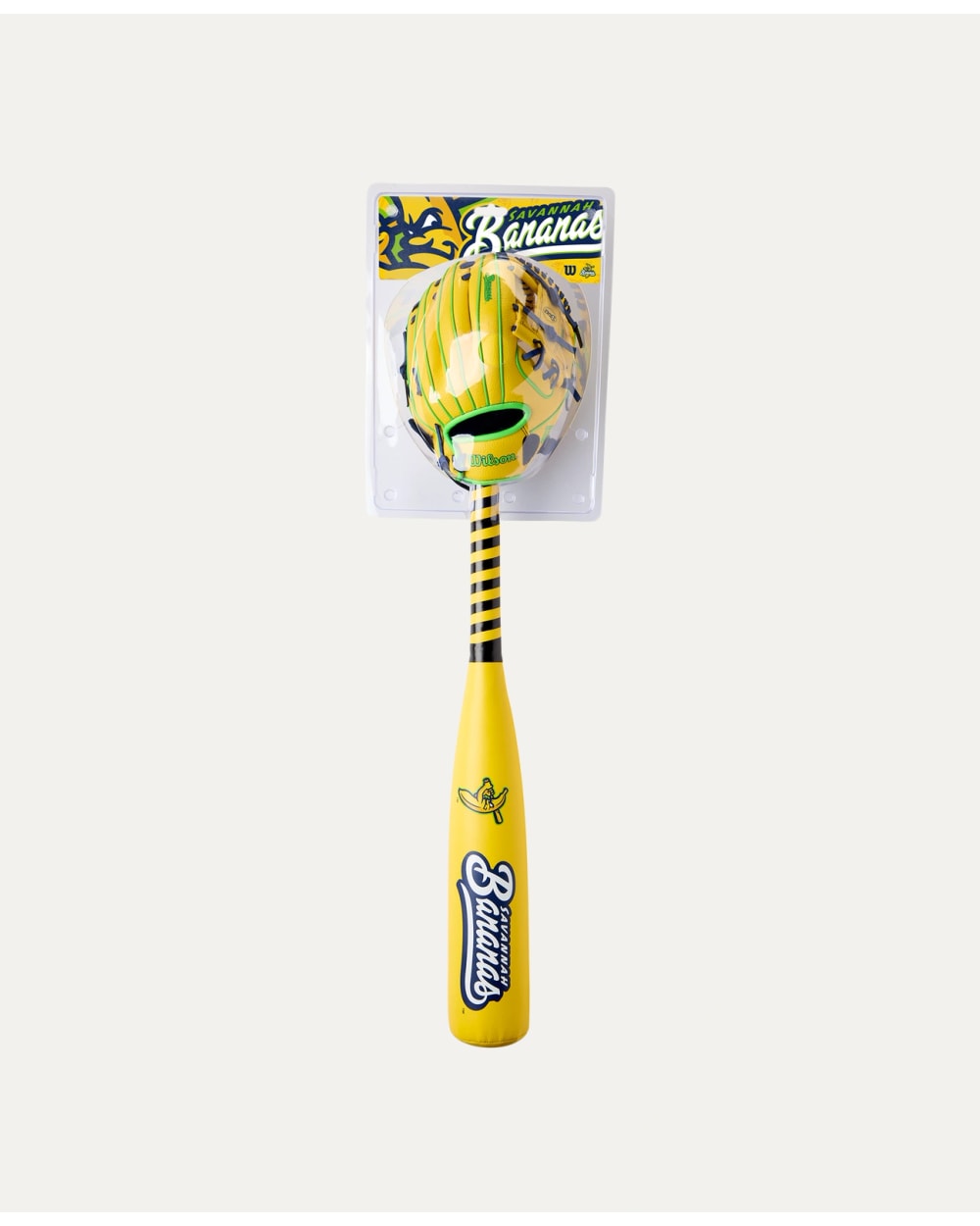 Wilson 2026 Savannah Bananas A200 Glove, Ball & Bat Kit - 10”