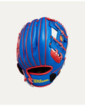 Wilson Youth A200 EZ Catch Royal T-Ball Glove - 10”
