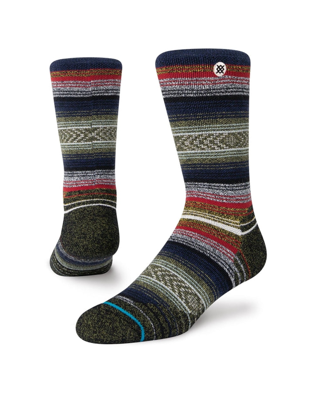 Windy Peaks Crew Socks