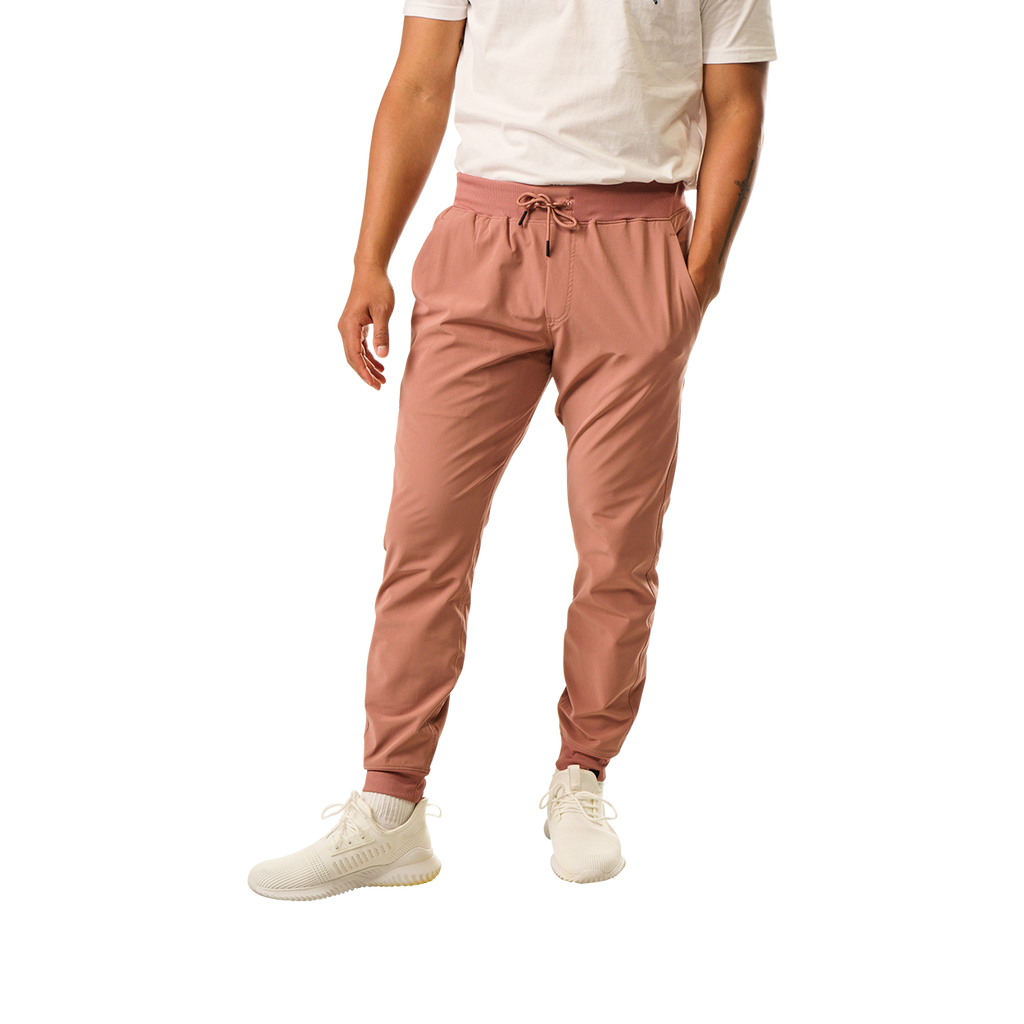 Bauer Senior Fleece Jogger - Clay, front view