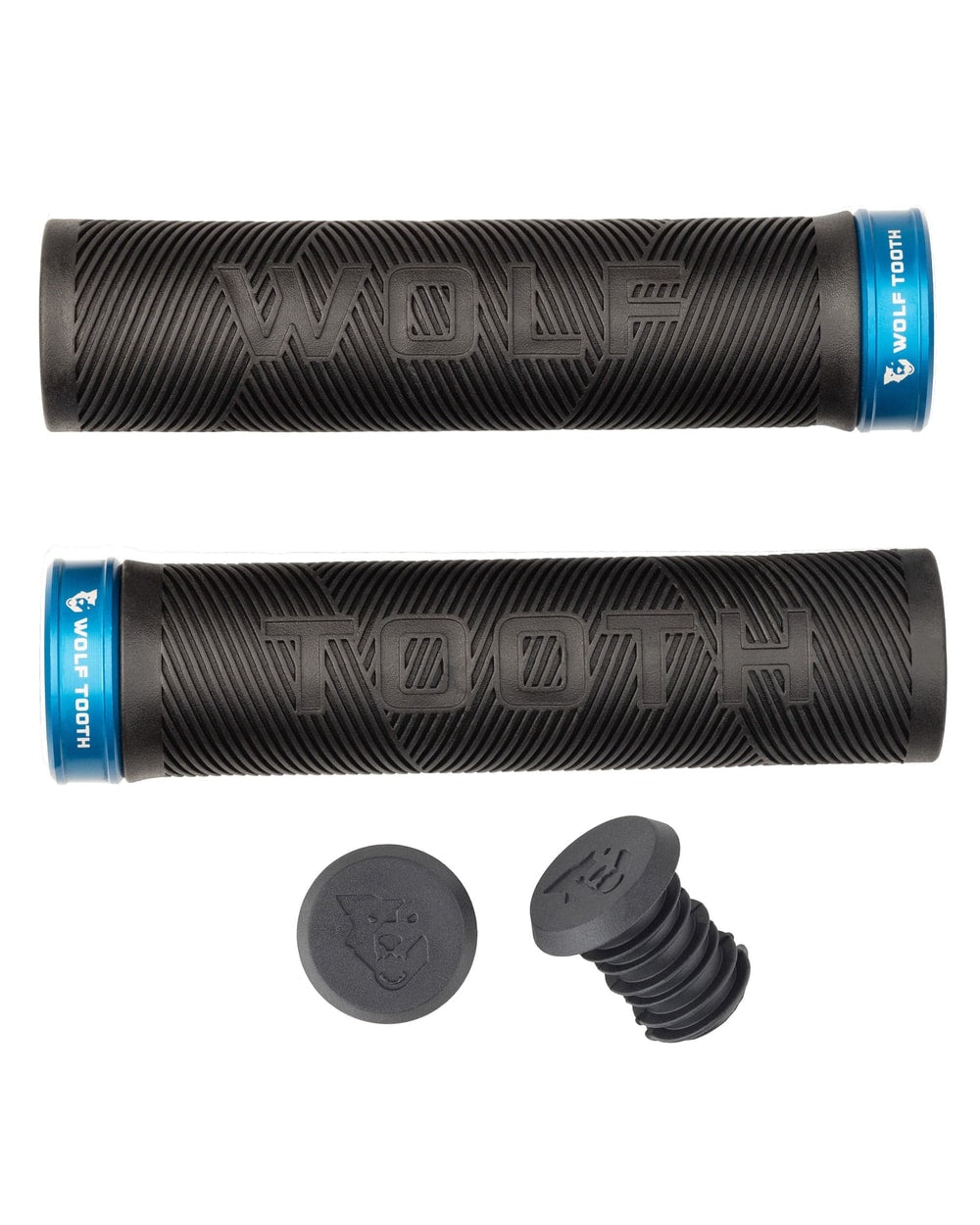 Wolf Tooth Echo Lock-On Grips - Blue
