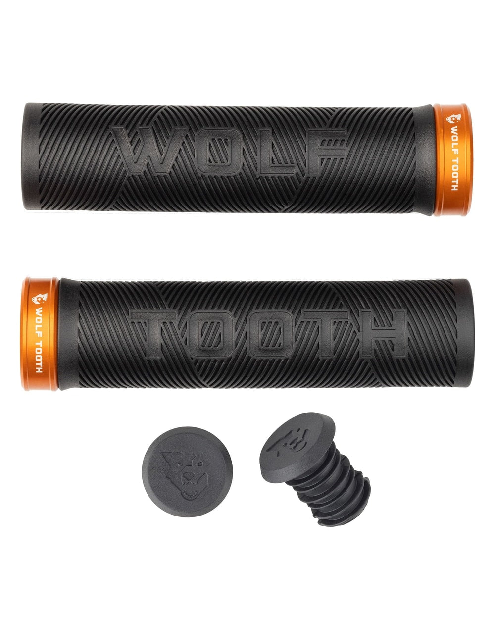 Wolf Tooth Echo Lock-On Grips - Orange