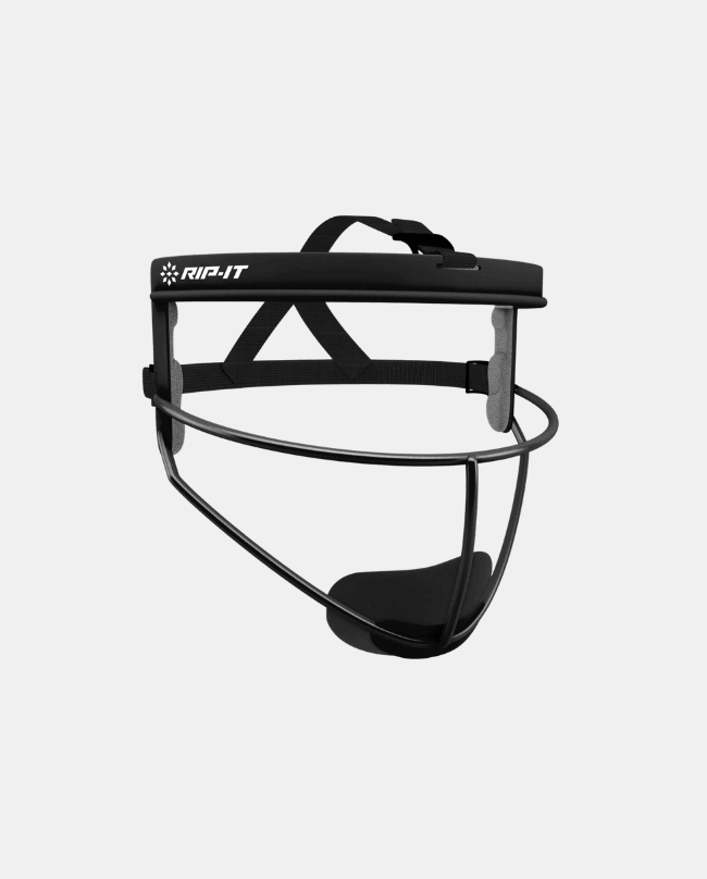Rip-It Senior Original Defense Softball Fielder's Mask - Black