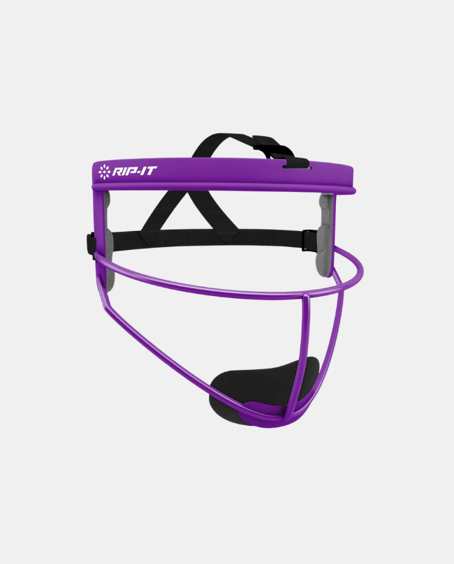 Rip-It Senior Original Defense Softball Fielder's Mask - Purple