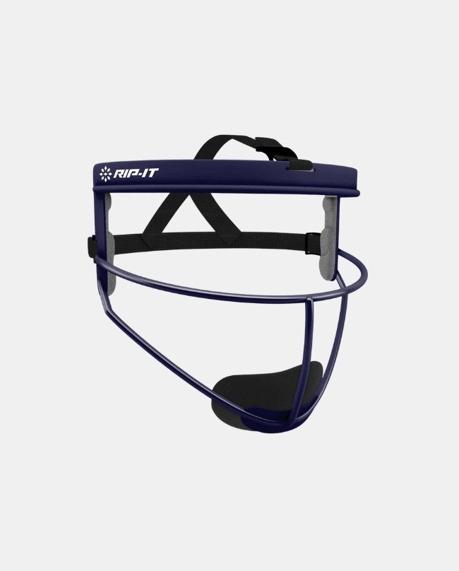 Rip-It Senior Original Defense Softball Fielder's Mask - Navy