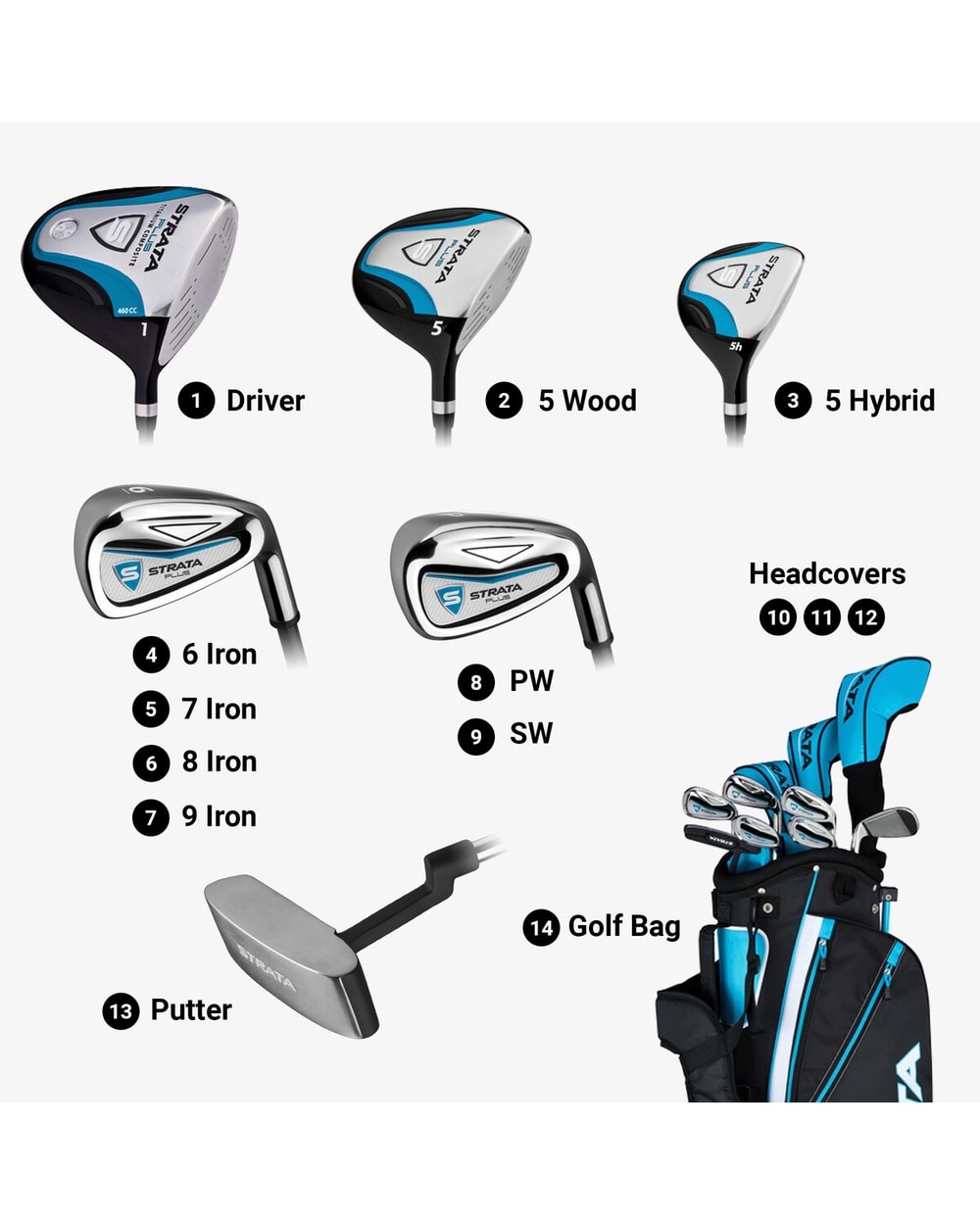 Callaway Women’s Strata Plus 14-Piece Complete Set