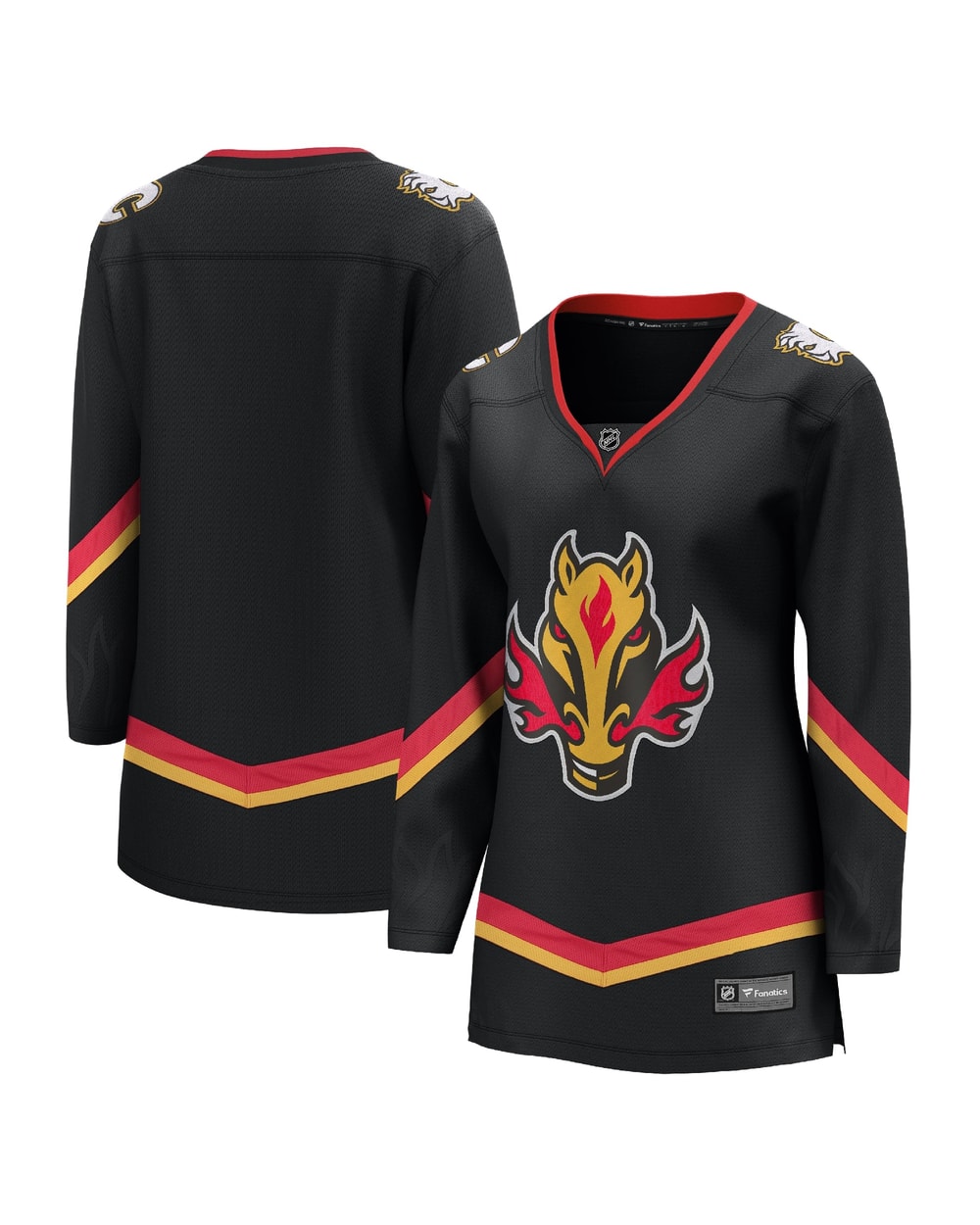 Fanatics Women's Calgary Flames Breakaway Jersey - Blank