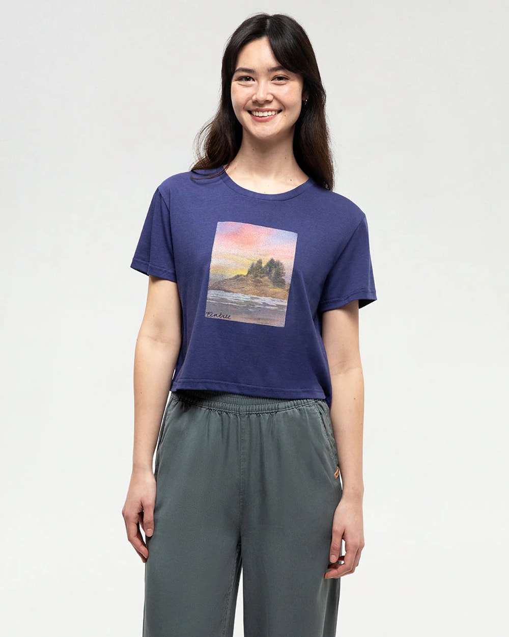 Tentree Women's Breakwater Crop T-Shirt
