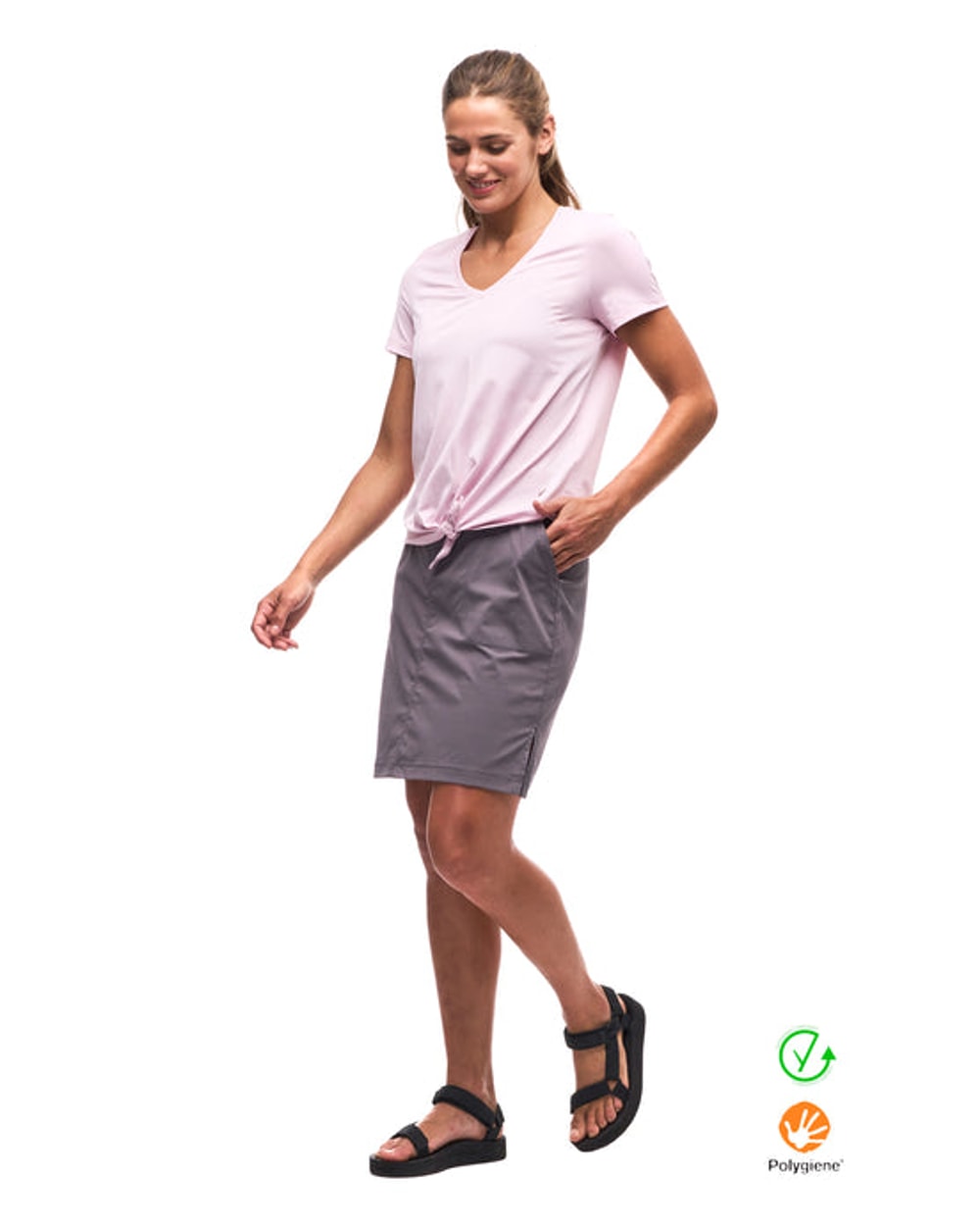 Indyeva Women's Diporto Tie Hem T-shirt