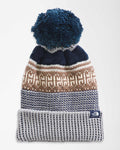 The North Face Women's Fair Isle Beanie - TNF Light Grey Heather Multi Colour, front