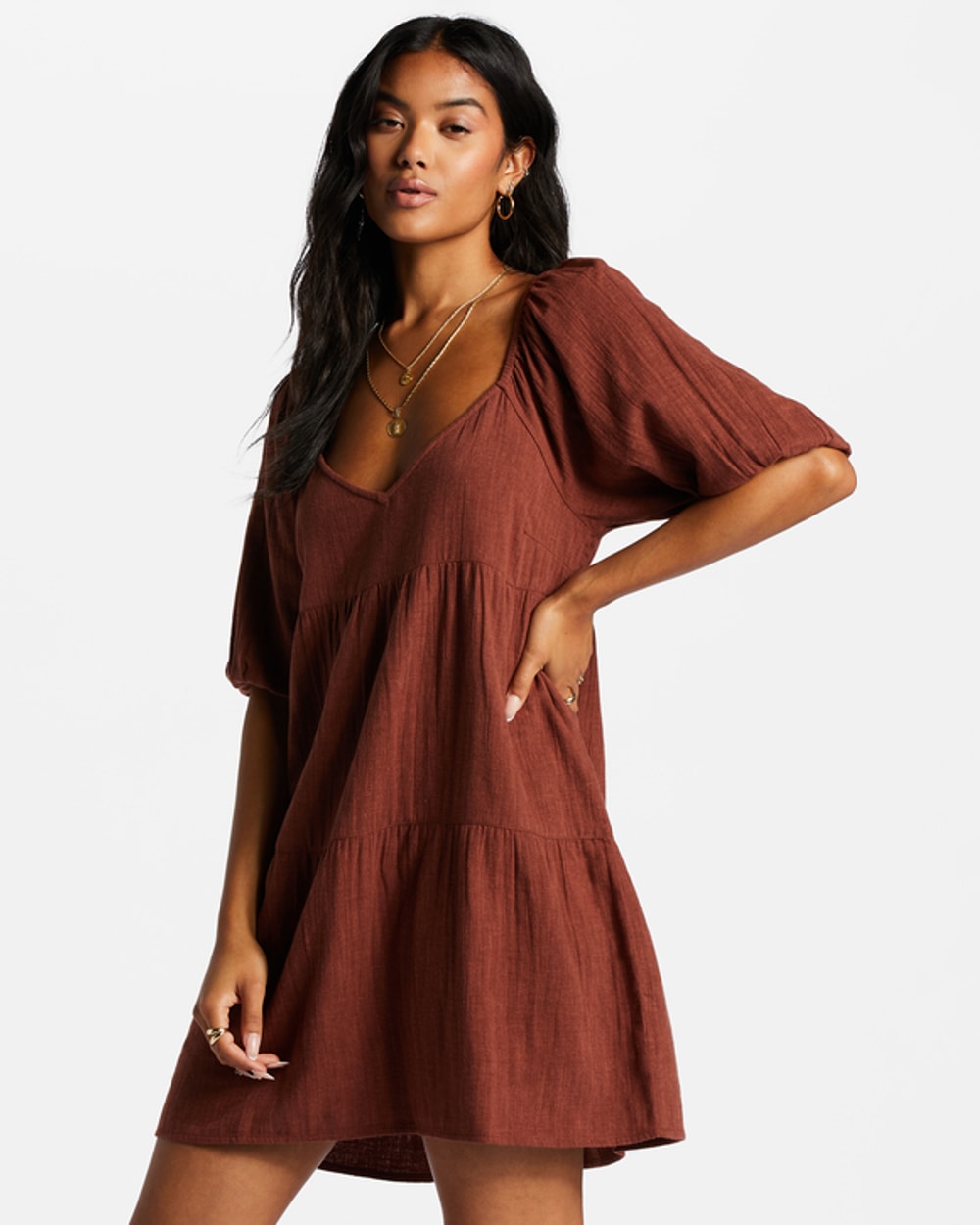 Billabong Women's Fall For Ya Babydoll Dress