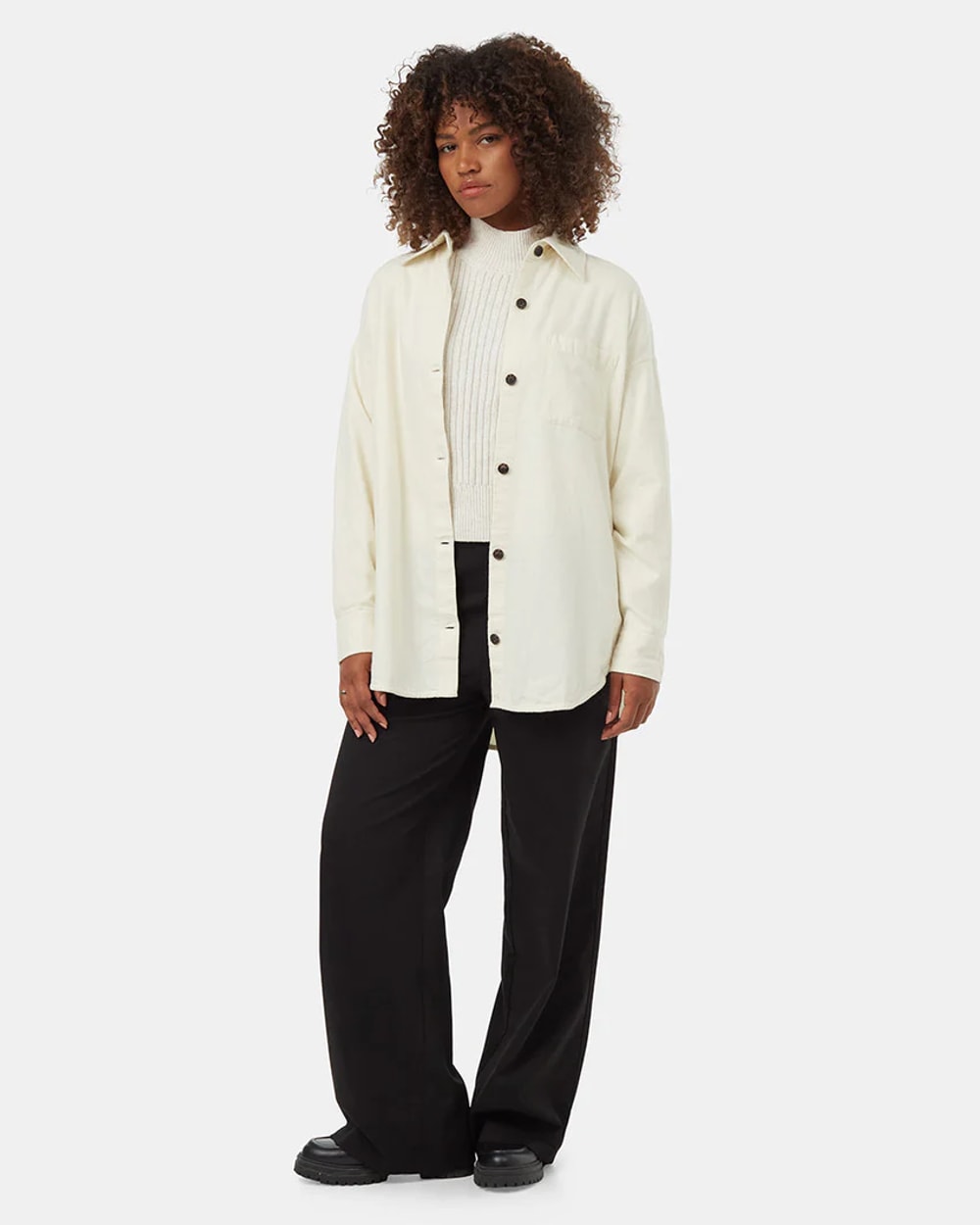 Tentree Women's Fernwood Flannel Shirt Longsleeve Button Down